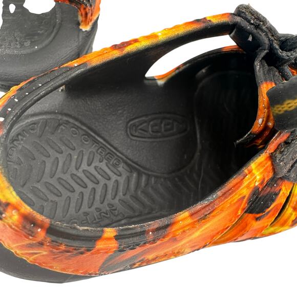 Keen Newport Flame Rubber Sandals Size 8 - Picture 6 of 8